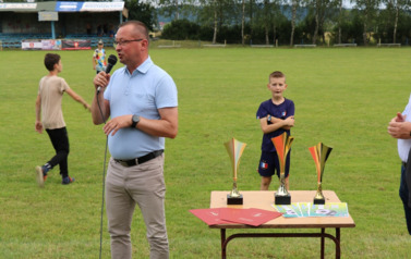 Rozdanie nagr&oacute;d podczas zakończenia turnieju. 