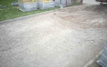 Zdjęcie drogi kamienistej. 