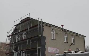 Zdjęcie modernizowanego budynku. 