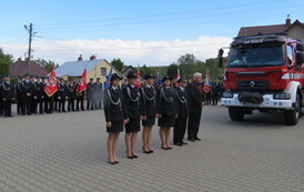 Wręczenie odznak dla zasłużonych druh&oacute;w. 