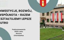 Opis inwestycji, kt&oacute;re były realizowane w 2023 roku. Dotyczy to budowy dr&oacute;g, oświetlenia ulicznego, remontu budynk&oacute;w mienia komunalnego oraz plac&oacute;wek oświatowych. 
