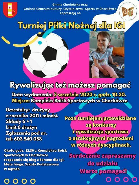 Turniej Piłki Nożnej w Gminie Chorkówka dla dzieci z rocznika 2011 i młodszych 