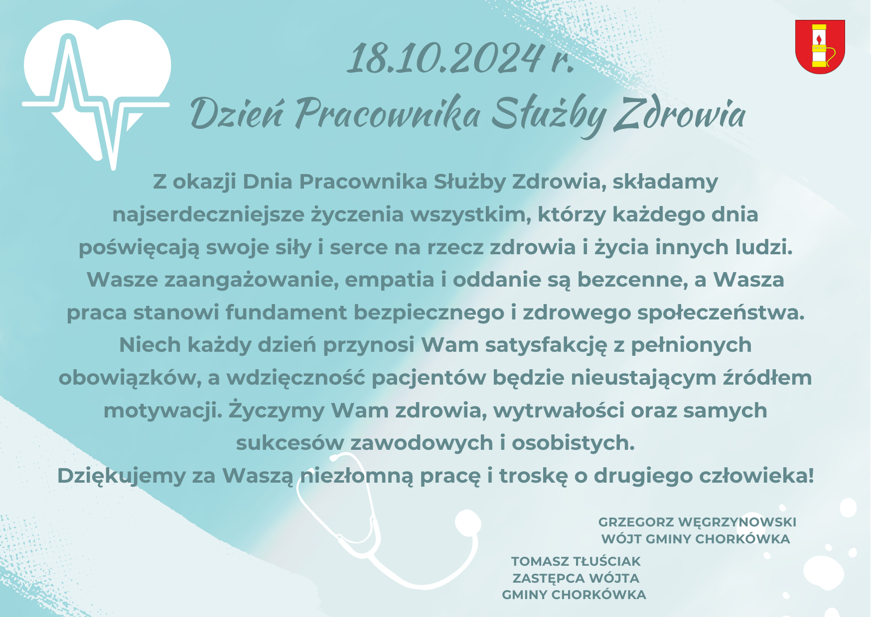 Życzenia z&nbsp;okazji dnia służby zdrowia 