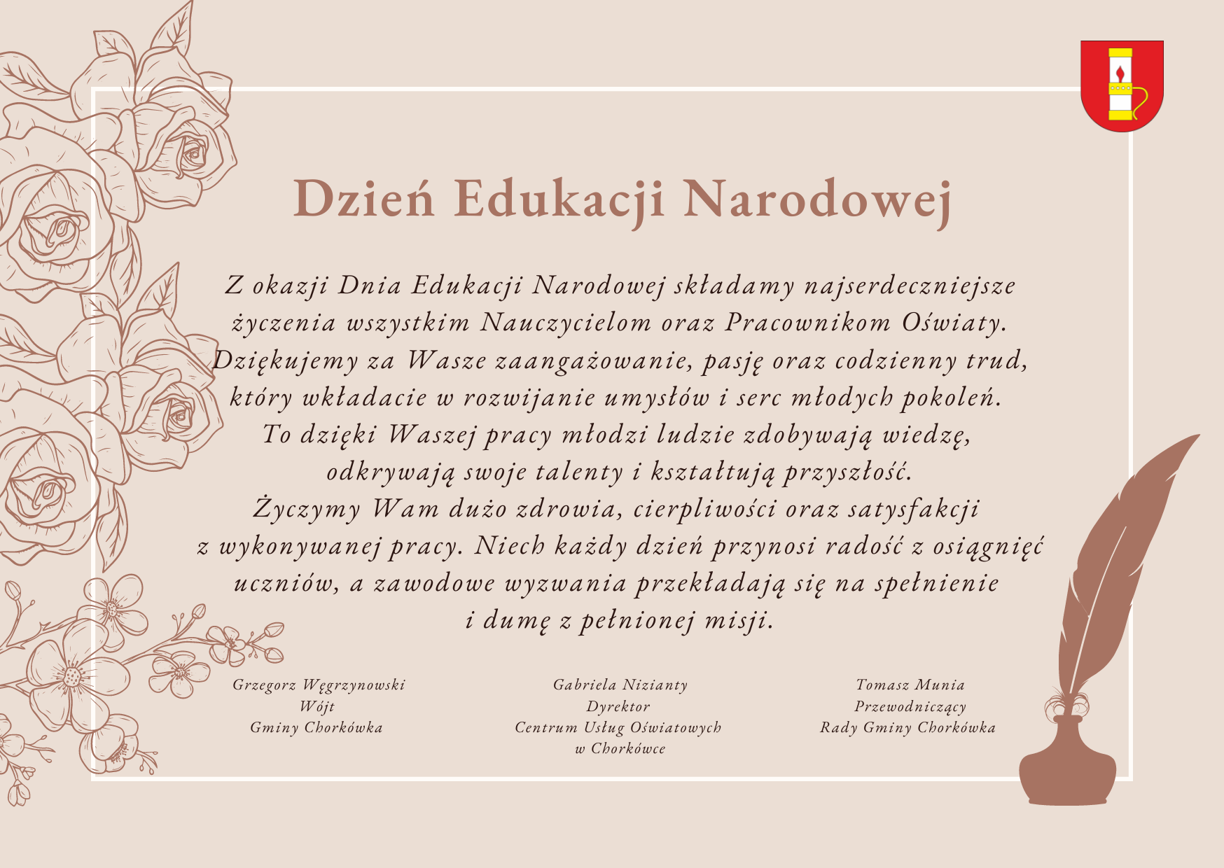 życzenia z&nbsp;okazji dnia nauczyciela 