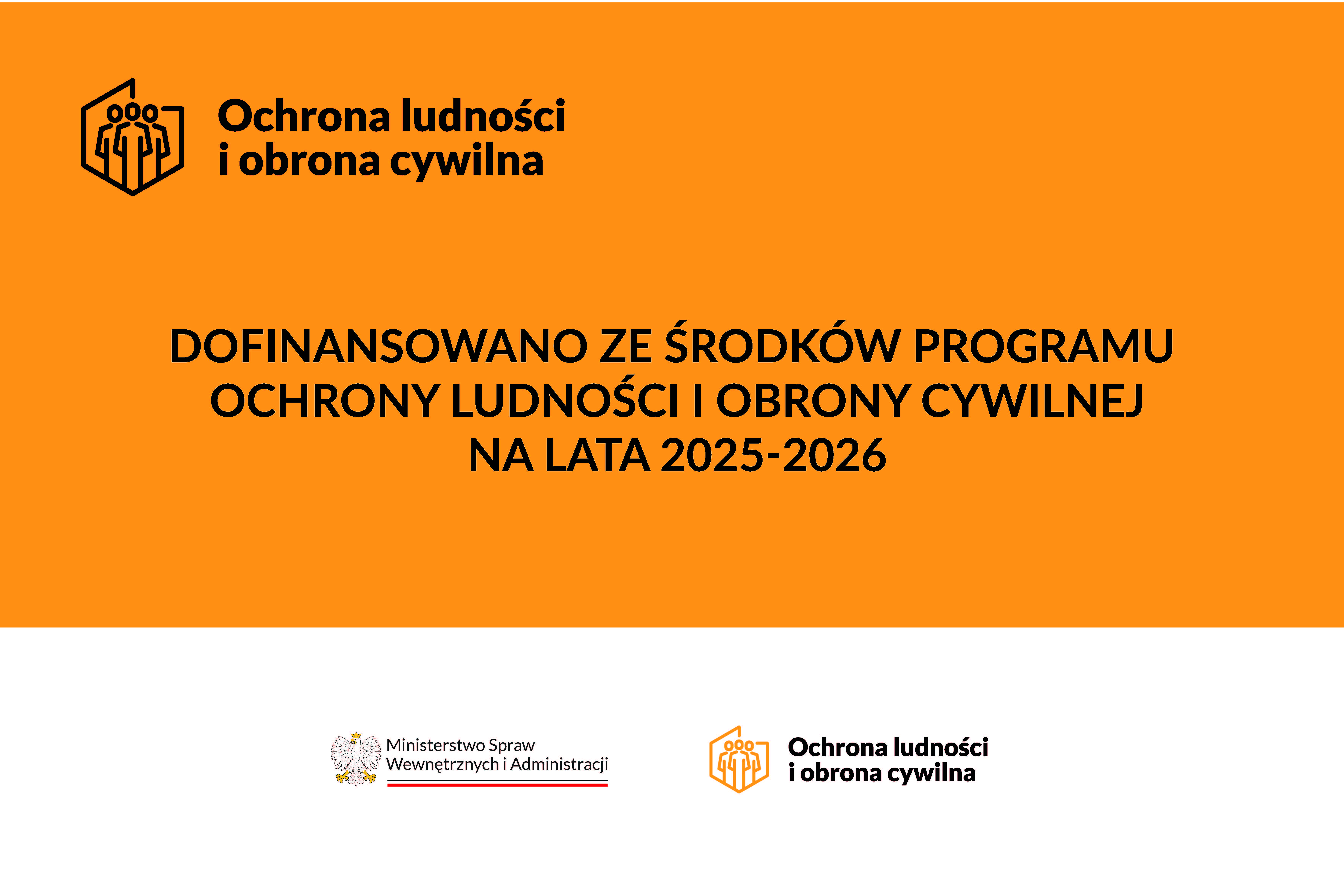 Tablica pomarańczowa informacyjna o&nbsp;projekcie. 