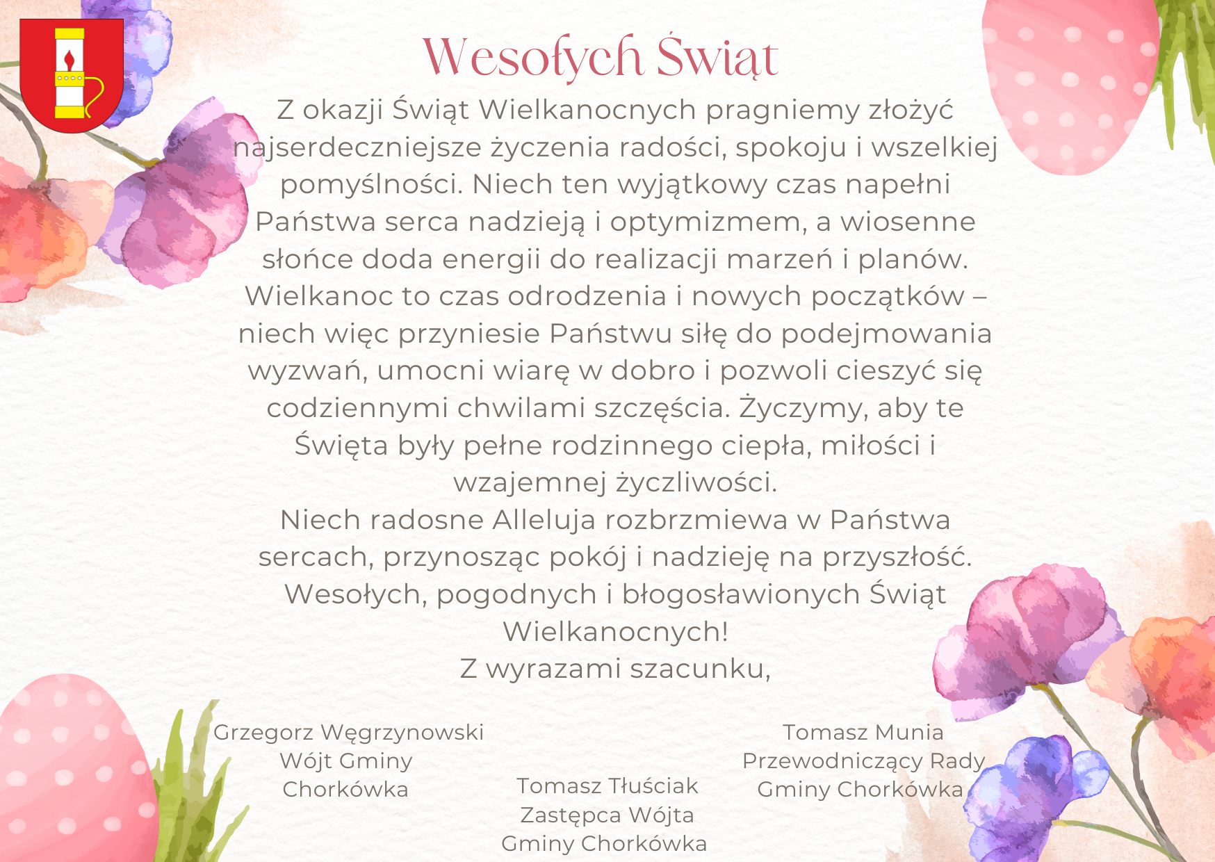 Życzenia świąteczne. 