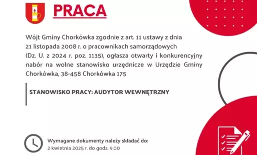 Zdjęcie do Nab&oacute;r na wolne stanowisko pracy