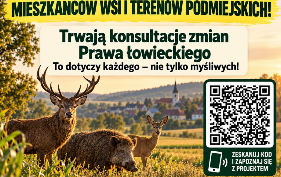 Konsultacje społeczne projektu zmian Prawa łowieckiego