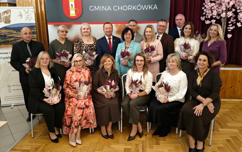 Nagrody dla nauczycieli i dyrektorów w Gminie Chorkówka