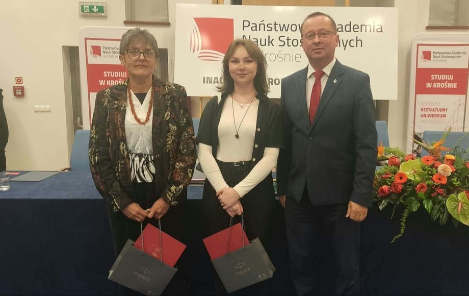 Wyróżnienia dla absolwentów PANS w Krośnie z Gminy Chorkówka